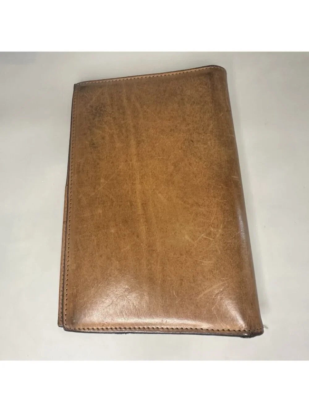VTG Hartmann Belting Leather Writing Folio Jotter Pad w/original Pad & Pen 8.5x6